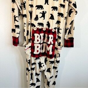 Little Blue House Bear Bum Onesie Pajamas Large